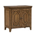 Carolina Park - 2 Door Bedside Chest With Charging Station - Amber Brown – Bedside Chests by Liberty Furniture at Furniture Wholesale Plus , Nashville furniture store
