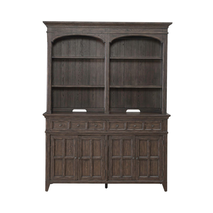 Paradise Valley - Hutch & Buffet - Saddle Brown – Hutches & Buffets by Liberty Furniture at Furniture Wholesale Plus , Nashville furniture store