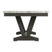 Everdeen - Dining Table With White Faux Marble Top - Charcoal – Dining Tables by Elements International at Furniture Wholesale Plus , Nashville furniture store