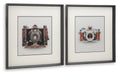 Dirkgrove - Wall Art Set (Set of 2) - Black / White / Brown – Framed Print Sets by Signature Design by Ashley® at Furniture Wholesale Plus , Nashville furniture store