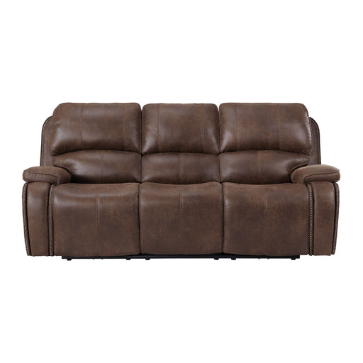 Atlantis - Power Motion Sofa With Power Motion Head Recliner - Heritage Brown – Reclining Sofas by Elements International at Furniture Wholesale Plus , Nashville furniture store