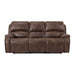 Atlantis - Power Motion Sofa With Power Motion Head Recliner - Heritage Brown – Reclining Sofas by Elements International at Furniture Wholesale Plus , Nashville furniture store