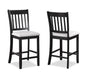 Salvador - 5 Piece Counter Height Set - Charcoal / White – 5 Piece Dining Room Sets by Crown Mark at Furniture Wholesale Plus , Nashville furniture store