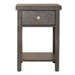 Modern Farmhouse - Drawer Chair Side Table – Chair Side Tables by Liberty Furniture at Furniture Wholesale Plus , Nashville furniture store