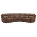 Collins - 6 Piece Sectional - York Chestnut – Reclining Sectionals by Liberty Furniture at Furniture Wholesale Plus , Nashville furniture store