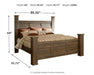 Juararo - Poster Bed – Poster Beds by Signature Design by Ashley® at Furniture Wholesale Plus , Nashville furniture store