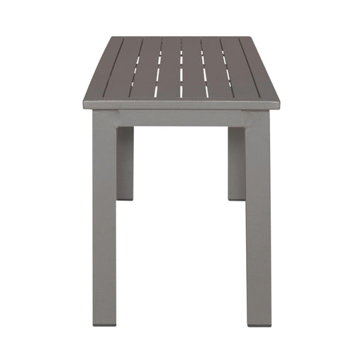Plantation Key - Outdoor Dining Bench - Granite – Benches by Liberty Furniture at Furniture Wholesale Plus , Nashville furniture store