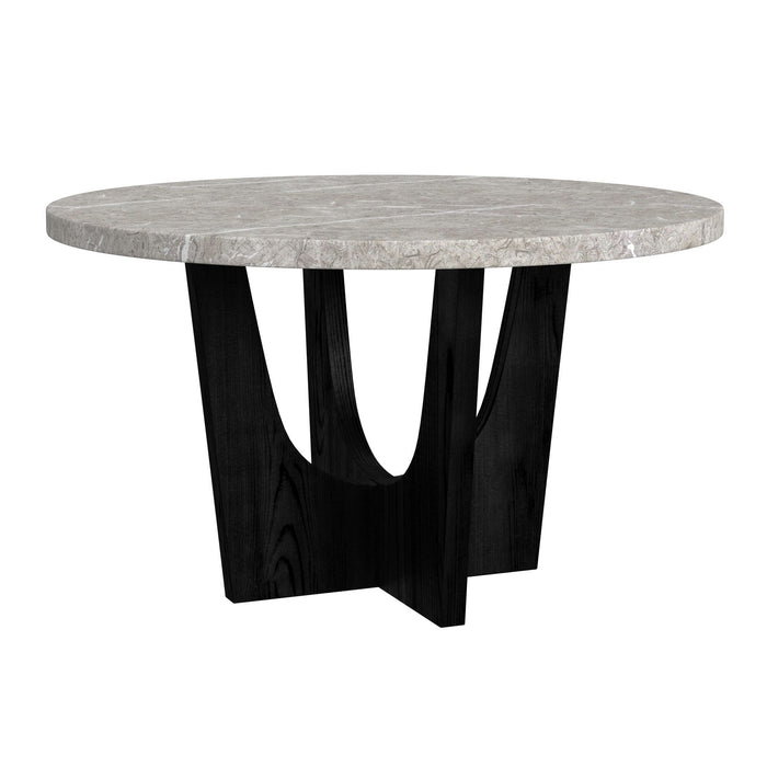 Oregon - 5 Piece Standard Height Dining Set (Round Table And Four Chairs) – 5 Piece Dining Room Sets by Elements International at Furniture Wholesale Plus , Nashville furniture store