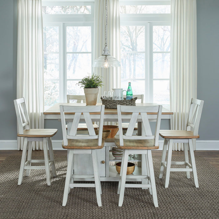 Lindsey Farm - Gathering Table Set – 5 Piece Dining Room Sets by Liberty Furniture at Furniture Wholesale Plus , Nashville furniture store