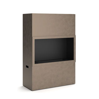 Midnight Mountain - Freestanding Fireplace - Light Brown – Fire Pits by Signature Design by Ashley® at Furniture Wholesale Plus , Nashville furniture store