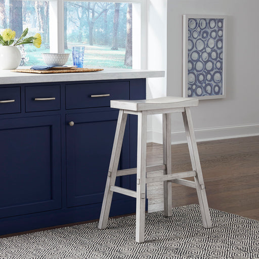 Creations II - 30" Sawhorse Stool – Bar Height (28"-30") by Liberty Furniture at Furniture Wholesale Plus , Nashville furniture store