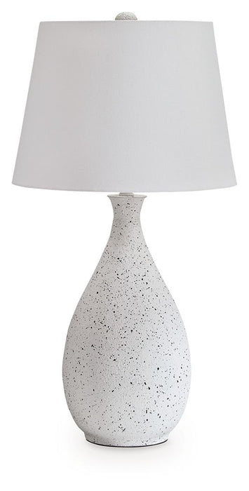 Wyattford - Metal Table Lamp - White / Black – Table Lamps by Signature Design by Ashley® at Furniture Wholesale Plus , Nashville furniture store