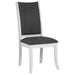 Judd - Upholstered Dining Side Chair (Set of 2) - Pearl White – Chair Sets by Coaster Fine Furniture at Furniture Wholesale Plus , Nashville furniture store