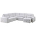 Snyder - 6 Piece Sectional - White – Stationary Sectionals by Steve Silver Furniture at Furniture Wholesale Plus , Nashville furniture store