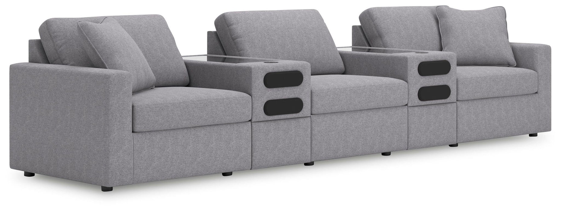 Modmax - Sectional - Granite – Stationary Sectionals by Signature Design by Ashley® at Furniture Wholesale Plus , Nashville furniture store