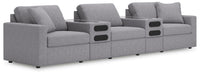 Modmax - Sectional - Granite – Stationary Sectionals by Signature Design by Ashley® at Furniture Wholesale Plus , Nashville furniture store