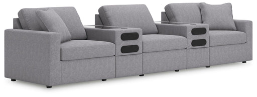 Modmax - Straight Sectional - Granite – Stationary Sectionals by Signature Design by Ashley® at Furniture Wholesale Plus , Nashville furniture store