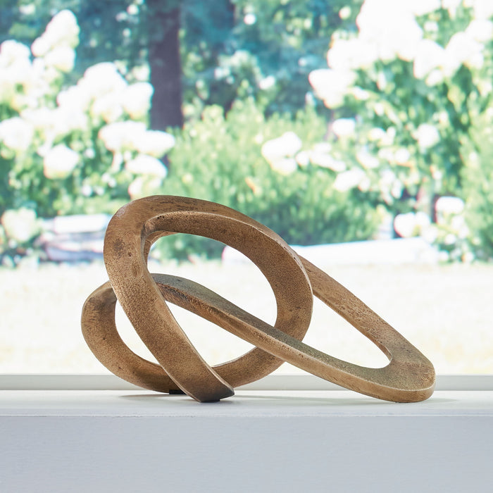 Dunnruck - Sculpture - Antique Brass Finish – Sculptures & Figurines by Signature Design by Ashley® at Furniture Wholesale Plus , Nashville furniture store