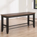 Bermuda - Counter Bench - Black – Counter Benches by Steve Silver Furniture at Furniture Wholesale Plus , Nashville furniture store