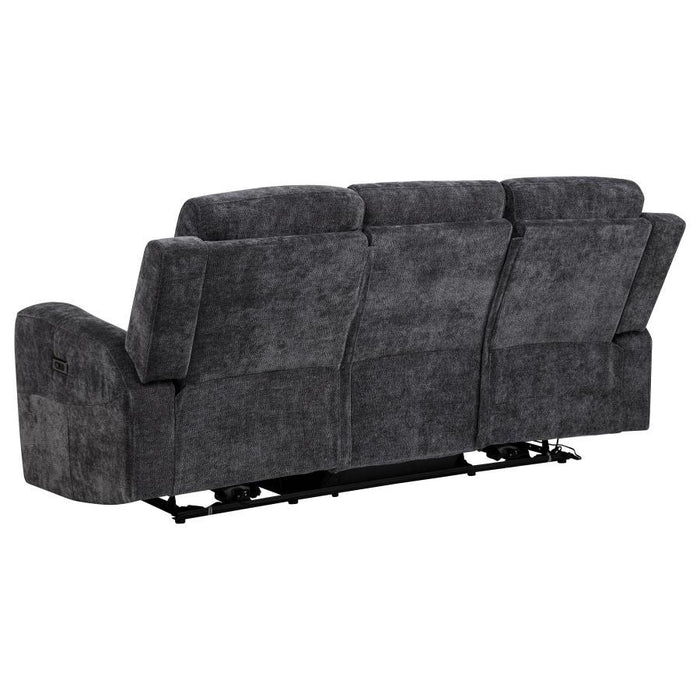 Kennett - Chenille Upholstered Power Reclining Sofa – Reclining Sofas by Coaster Fine Furniture at Furniture Wholesale Plus , Nashville furniture store