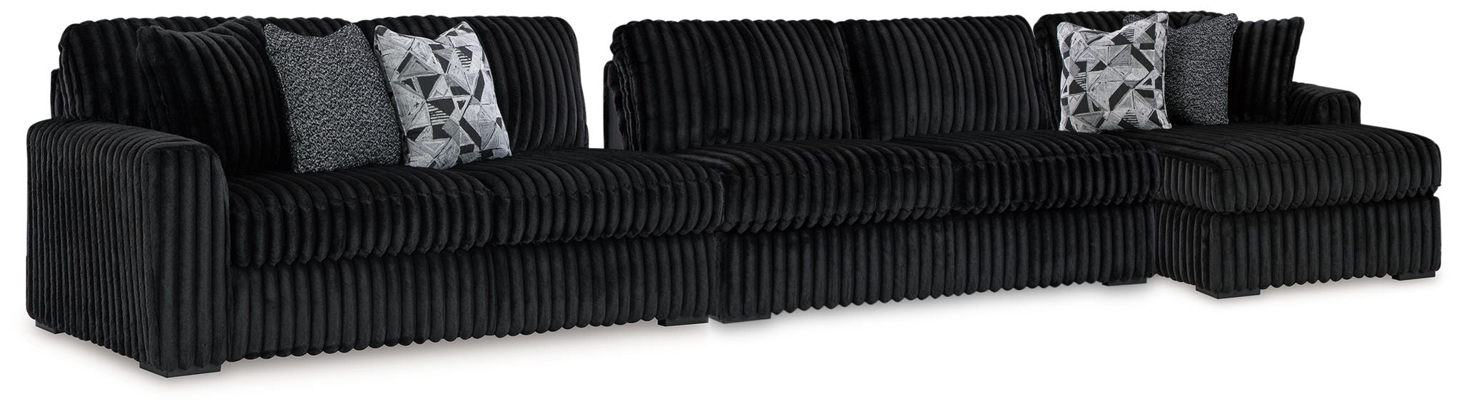 Midnight-Madness - Sectional – Stationary Sectionals by Signature Design by Ashley® at Furniture Wholesale Plus , Nashville furniture store