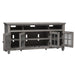 Heartland - Entertainment TV Stand - Antique White / Tobacco Tops – TV Stands by Liberty Furniture at Furniture Wholesale Plus , Nashville furniture store