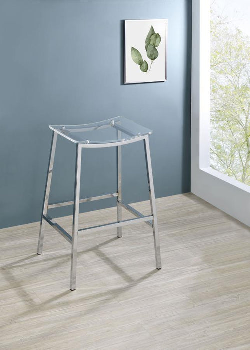 Jovani - Acrylic Backless Bar Stools (Set of 2) - Premium Stool Sets from Coaster Fine Furniture - Just $359! Shop now at Furniture Wholesale Plus  We are the best furniture store in Nashville, Hendersonville, Goodlettsville, Madison, Antioch, Mount Juliet, Lebanon, Gallatin, Springfield, Murfreesboro, Franklin, Brentwood