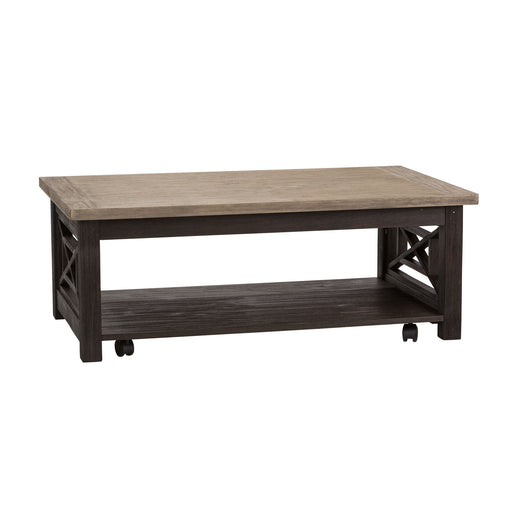 Heatherbrook - Cocktail Table - Charcoal & Ash – Cocktail Tables by Liberty Furniture at Furniture Wholesale Plus , Nashville furniture store