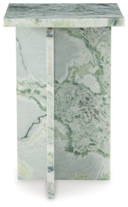 Deaconwell - Accent Table - White / Green – Accent Tables by Signature Design by Ashley® at Furniture Wholesale Plus , Nashville furniture store