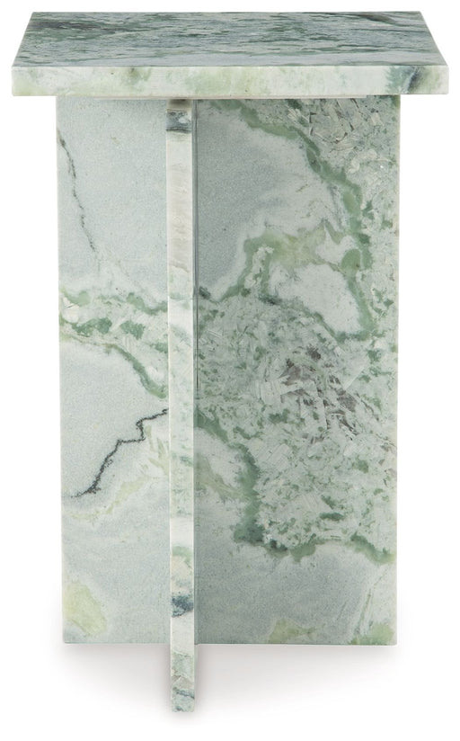 Deaconwell - Accent Table - White / Green – Accent Tables by Signature Design by Ashley® at Furniture Wholesale Plus , Nashville furniture store