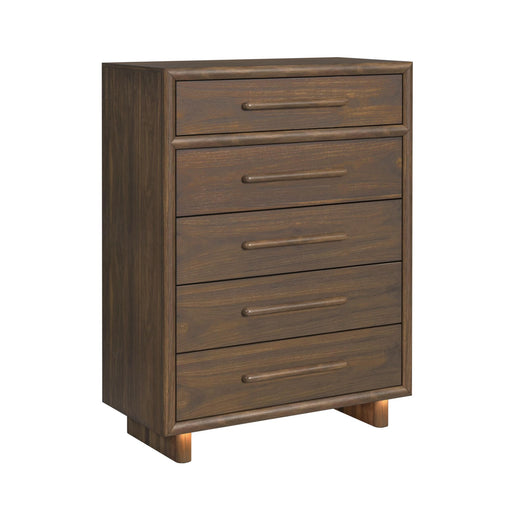 Brisbane - Chest With LED - Brown – Accent Chests by Elements International at Furniture Wholesale Plus , Nashville furniture store