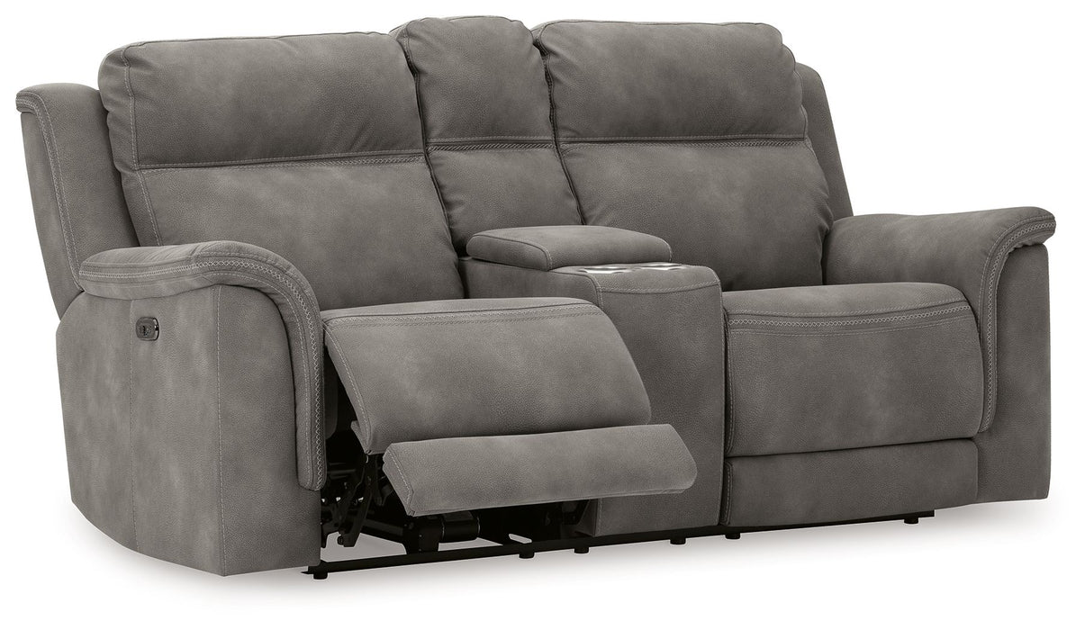 Next-Gen Durapella - Reclining Power Loveseat With Console – Reclining Loveseats by Signature Design by Ashley® at Furniture Wholesale Plus , Nashville furniture store
