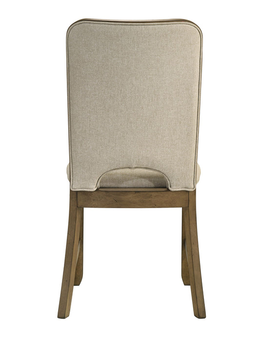 Cockrell - Side Chair (Set of 2) - Light Brown / Beige – Chair Sets by Crown Mark at Furniture Wholesale Plus , Nashville furniture store