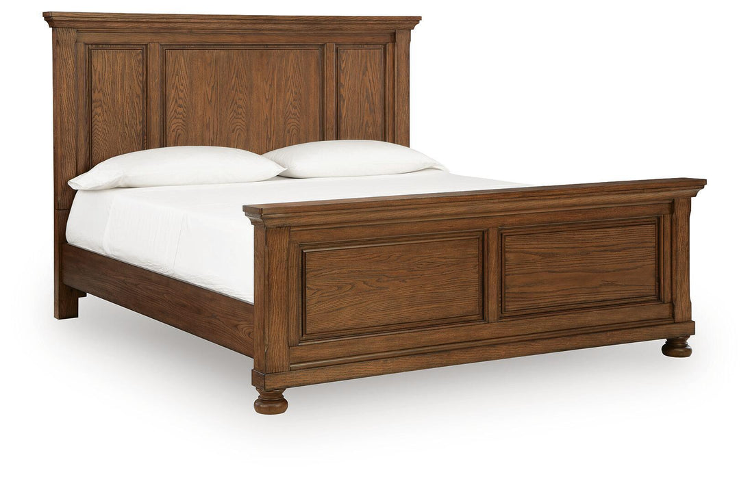 Zackaryn - King Panel Bed - Warm Brown – Panel Beds by Signature Design by Ashley® at Furniture Wholesale Plus , Nashville furniture store