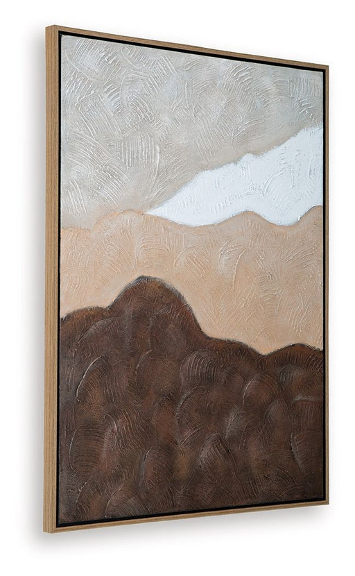 Fanthorne - Wall Art - Tan / Brown / White – Canvas Art by Signature Design by Ashley® at Furniture Wholesale Plus , Nashville furniture store