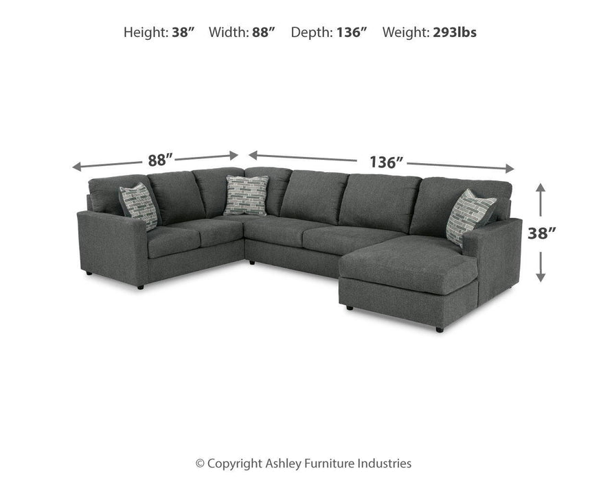 Edenfield - Sectional – Stationary Sectionals by Signature Design by Ashley® at Furniture Wholesale Plus , Nashville furniture store