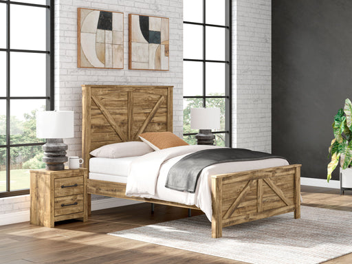 Maystonna - Crossbuck Panel Bed – Panel Beds by Signature Design by Ashley® at Furniture Wholesale Plus , Nashville furniture store