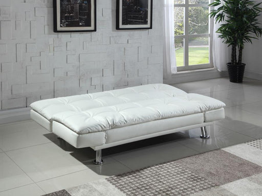 Dilleston - Upholstered Tufted Convertible Sofa Bed – Futon Sofas by CoasterEssence at Furniture Wholesale Plus , Nashville furniture store