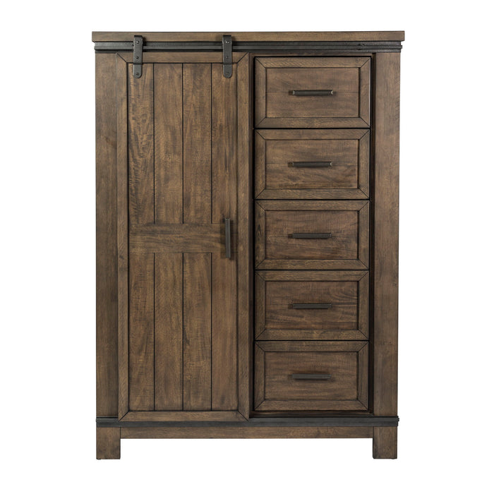 Thornwood Hills - Sliding Door Chest - Rock Beaten Brown – Door Chests by Liberty Furniture at Furniture Wholesale Plus , Nashville furniture store