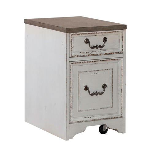 Magnolia Manor - Mobile File - Antique White – Filing Cabinets by Liberty Furniture at Furniture Wholesale Plus , Nashville furniture store
