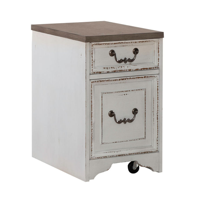Magnolia Manor - Mobile File - Antique White – Filing Cabinets by Liberty Furniture at Furniture Wholesale Plus , Nashville furniture store