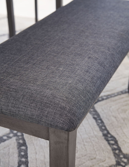 Bridson - Gray - RECT DRM Table Set (Set of 6) - Premium 6 Piece Dining Room Sets from Signature Design by Ashley® - Just $638! Shop now at Furniture Wholesale Plus  We are the best furniture store in Nashville, Hendersonville, Goodlettsville, Madison, Antioch, Mount Juliet, Lebanon, Gallatin, Springfield, Murfreesboro, Franklin, Brentwood