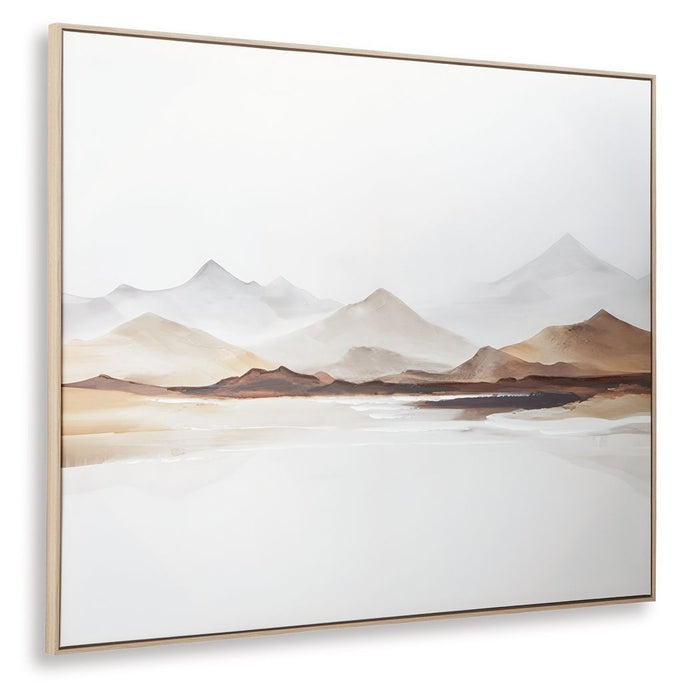 Karalen - Wall Art - White / Gray / Brown – Canvas Art by Signature Design by Ashley® at Furniture Wholesale Plus , Nashville furniture store