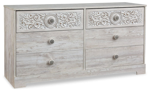 Paxberry - Six Drawer Dresser - Weatherworn - Whitewash – Dressers by Signature Design by Ashley® at Furniture Wholesale Plus , Nashville furniture store