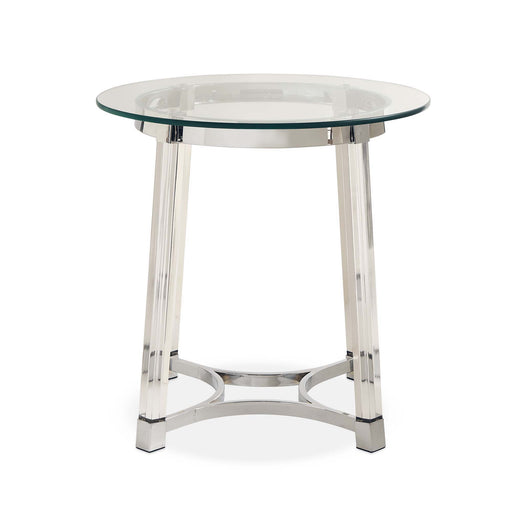 Lucinda - 24.5" End Table - Chrome – End Tables by Elements International at Furniture Wholesale Plus , Nashville furniture store