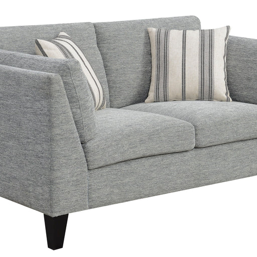 Elsbury - Loveseat - Gray - Premium Stationary Loveseats from Emerald Home - Just $839! Shop now at Furniture Wholesale Plus  We are the best furniture store in Nashville, Hendersonville, Goodlettsville, Madison, Antioch, Mount Juliet, Lebanon, Gallatin, Springfield, Murfreesboro, Franklin, Brentwood