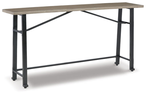 Lesterton - Long Counter Table - Light Brown / Black – Counter Tables by Signature Design by Ashley® at Furniture Wholesale Plus , Nashville furniture store