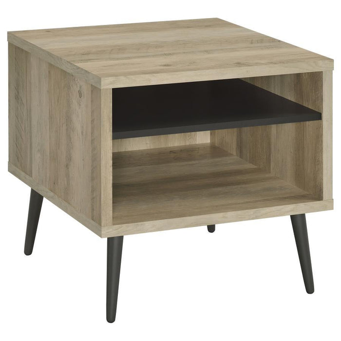 Welsh - Square Engineered Wood Side End Table Antique Pine - Distressed Pine – End Tables by Coaster Fine Furniture at Furniture Wholesale Plus , Nashville furniture store