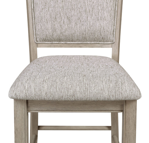 Fulton - Counter Height Chair (Set of 2) - White Oak – Chair Sets by Crown Mark at Furniture Wholesale Plus , Nashville furniture store