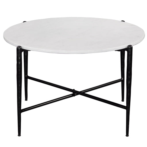 Loxie - Marble Top Round Table – Coffee Tables by Steve Silver Furniture at Furniture Wholesale Plus , Nashville furniture store